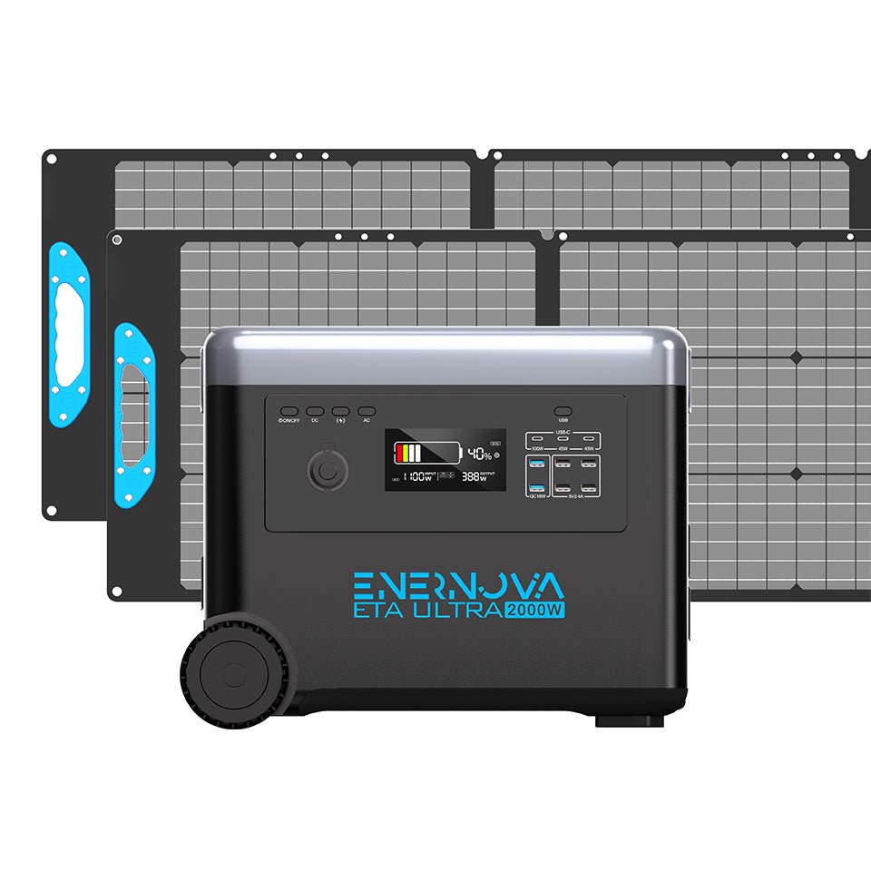 Enernova ETA Ultra+200W Portable Solar Panel - ENERNOVA